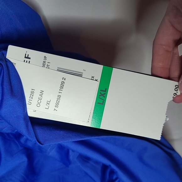 NWT Coco Reef weekend swimsuit cover up top blue swim sz L/XL - Picture 9 of 9